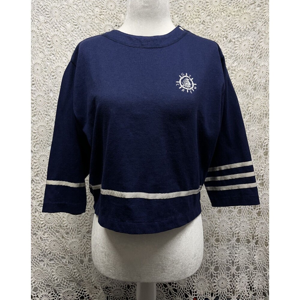 Vintage Nautical Navy T Shirt S